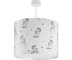 Dalber Unicorns lampada bambini ciondolo, multicolore