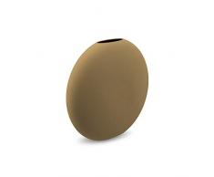 Cooee Design Pastille - Vaso in Ceramica, 15 x 4 x 14 cm, Colore ocra