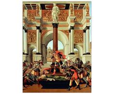 ArtPlaza Botticelli Sandro Death of Lucretia Pannello Decorativo, Legno, Multicolore, 60x80 cm