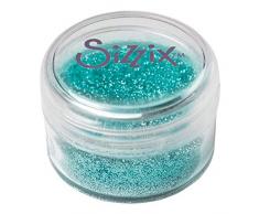 Sizzix 663879-Glitter Fini biodegradabili a Forma, Colore: Blu/Turchese, per Artigianato, Biglietti, Decorazioni e progetti Fai da Te, 12 g, Bacio di Sirena, Taglia unica