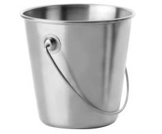 IBILI Secchio in Acciaio Inox, Acciaio Inox, Argento, 7,50 cm