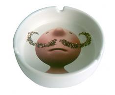 Propaganda Posacenere Mr. P Must, Bianco, 10,5 x 3,5 cm