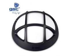 GSC Evolution Applique rotonda LED plastica griglia 4 W â nero-3000 K, nero, 17017073 mm