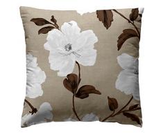 Martina Home Esencia Custodia di Cuscino Decorativa Motivo Moderno, Tessuto, Marrone, 40Â x 2Â x 40Â cm