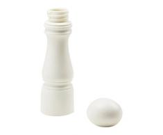 CrushGrind New York Mini macinaspezie con meccanismo in Ceramica, 12Â cm, Bianco