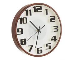 Dcasa Scandi Parete Orologi da Camino Decorazione della Casa Unisex Adulto, Bianco (Bianco), Unica