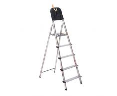 Excelsa Scala 5 Gradini Stabile, Metallo, Grigio