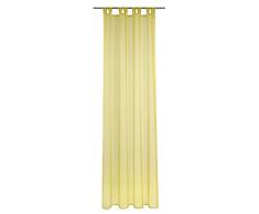 Deko Trends Tenda ad Occhielli, Tessuto, Giallo