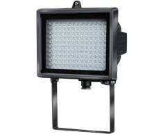 Brennenstuhl 1173360 - Faretto LED da Parete, L130 IP 44, Colore: Nero