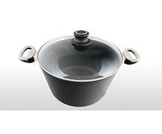 BAF Gigant Newline 5001 33 28 1 A - Pentola, 28 cm, Incluso Coperchio di Vetro