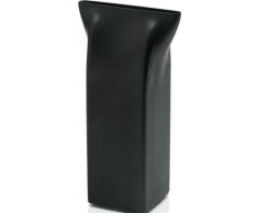 Alessi ASH01 B Pinch Vase Vaso per Fiori, Acciaio Inossidabile 18/10/PVD, Nero, 12.5x7.6x23 cm