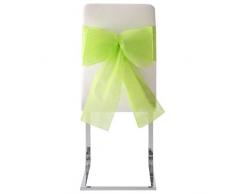 Sedia unaffilatura in tessuto non tessuto, verde, 10 pcs - verde sedia unaffilatura per matrimonio