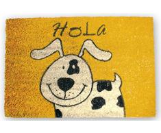 Cofan Zerbino Interno con Motivo Cane Hola, Multicolore, 60.00 x 40.00 x 2.00 cm