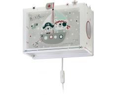 Dalber - Lampada da parete E-27, I pirati, Multicolore, 31 x 13 x 23.5