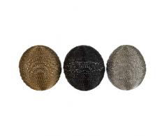 Premier Housewares - Sfere Decorative in Metallo, Multicolore