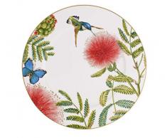 Villeroy & Boch Amazonia Anmut Piatto Segnaposto, 30 cm, Porcellana Bone China, Multicolore