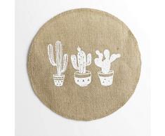 Il giardino delle cicale Mexico Set di tavolo, Vimini, senza, 38Â x 38Â cm