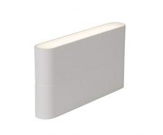 AEG Lampada da Parete per Esterni, 2 luci, Bianco
