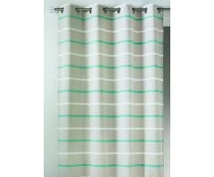 Tenda casa Maison HM6996298 con Foto Strisce Orizzontali Tela Métisse 155 x 260 cm, Turchese, 155 x 260 cm