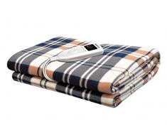 Gotie GKE-150E - Coperta elettrica, in Tessuto, 150 x 80 cm, Colore: Marrone/Grigio