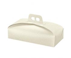 GarcÃ­a de Pou 168.42 - Scatole Per Torta 32X22X7 Cm Bianco Cartone - 20 unitÃ 