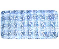 Croydex blu piscina mosaico, Vinile, Blue Mosaic, 1 x 35 x 70 cm