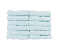Westward Ho! 3105HAQ Tovagliolo per Mani, Cotone, Confezione da 12, 390GSM, Aqua