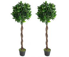 Orchidea artificiale a foglia, Verde Twist, 120 cm (4ft)