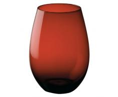Artland Midnight Bicchieri da Vino in Vetro, Rosso, 9.5Â x 9.5Â x 13Â cm