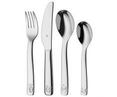 WMF Fattoria Posate per Bambini, Legno, Argento, 4 Pezzi, 4 unità