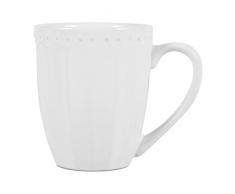 Ostaria Colette Caraffa Mug, Ceramica, Bianco, 12.5Â x 9Â x 10.5Â cm
