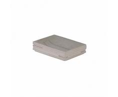 Axentia San Diego Portasapone, calcestruzzo, Beige, 11 x 2,5 x 8 cm