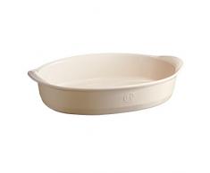 Emile Henry eh119054 Grande Piatto da Forno Ovale, Ceramica, 41, 5 x 26, 5 x 9 cm, Ceramica, Argilla, 41,5 x 26,5 x 9 cm