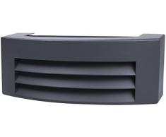 Smartwares Lampada da Parete per Esterni a LED 5 W, Grigio