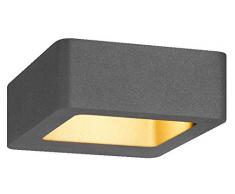 CMD - Lampada da parete per esterni, in alluminio, colore: Antracite