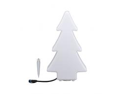 Paulmann 941.85Â Lampada Decorativa Lampada da Giardino Terassen Lampada 94185, Plastica, 2.8Â W, Bianco, 28 x 14 x 49Â cm