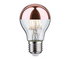 Paulmann 28671 LED lampada Filamento AGL 6,5 Watt lampadina specchio testa rame 2700 K bianco caldo E27
