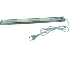 Voltman DIO066601 - Barra Luminosa LED in Alluminio Spazzolato, con Cavo 1,5 m 3,7 W 12 V