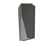 Trio Leuchten Tay 226560242 - Lampada da parete a LED, in alluminio pressofuso, con 1 LED da 4,5 W, colore: Antracite