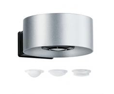 Paulmann 796.80Â Outdoor House Cone Ip44Â Bianco Neutro 1 x 8Â W Emissione di Luce Solo Lato 30Â âÂ 90Â Â° Angolo Ausstrahl 79680Â Civico Lampada da Esterno Porta di Casa Lampada