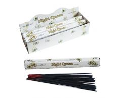 Stamford - Bastoncini di incenso Night Queen, 6 Confezioni da 20 Pezzi luna