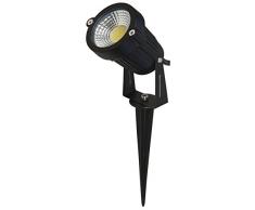 Lampada da giardino a LED McShineGL di 50Â W, 5Â W, 500Â LM, bianco neutro, 1,5Â m cavo, Picchetto