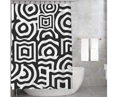 Bonamaison Tende da Doccia, Poliestere, Multicolore, 155x220 cm