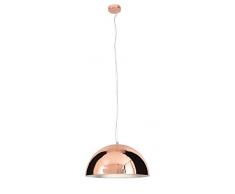 Naeve Leuchten Lampadario a Sospensione E27, 60 W, Rame