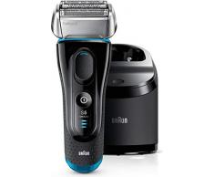 Braun Series 5 5190cc + CCR2 Rasoio Elettrico Trimmer Nero, Blu