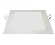 Faretto LED 3Watt, Luce Calda Quadrato Pannello Ultra Slim Incasso