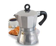 Borella Casalinghi Kelly Caffettiera, Alluminio, Grigio