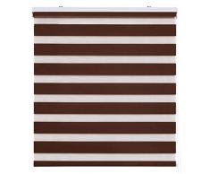 Estoralis Sansa Tenda a Rullo Notte e Giorno, Poliestere, Marrone, 105 x 250 cm