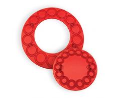 jem 106M025 Tagliapasta per Cake Design, Bianco, 22 x 2 x 20 cm, 2 unitÃ 