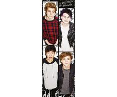Empire, Poster per Porta, Motivo: 5 Seconds of Summer, Multicolore (Bunt), 53 x 158 cm